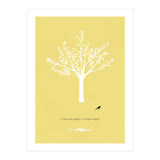 Happy Bird and Tree (Print Only) thumbnail