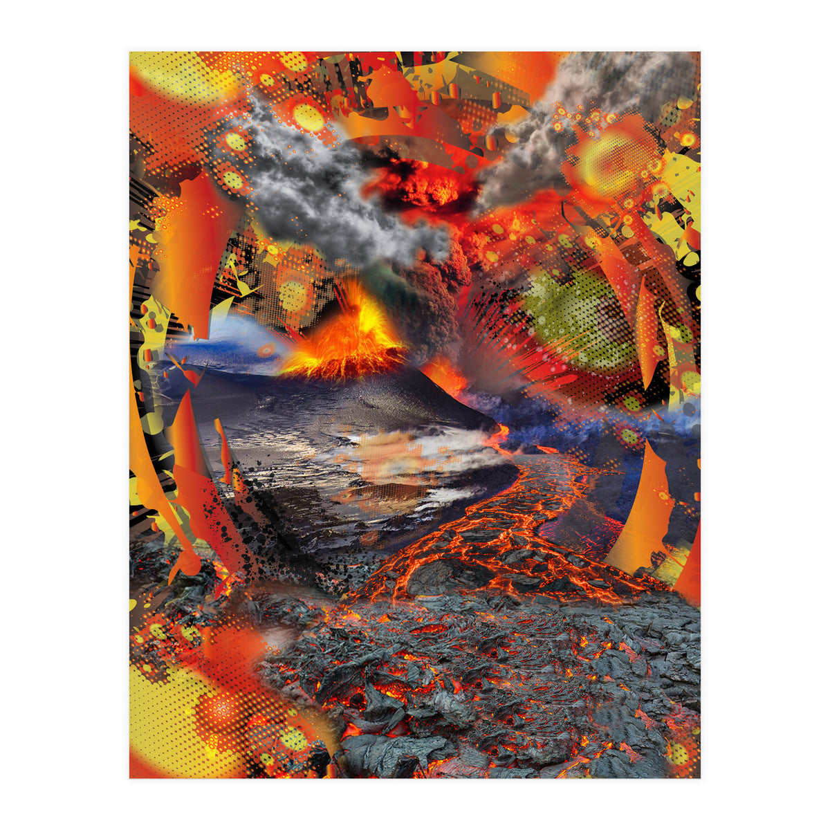 Volcano Eruption (Print Only)