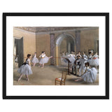 The Dance Foyer at the Opera on the rue Le Peletier, 1872 - 32x46 cm - oil on canvas. thumbnail