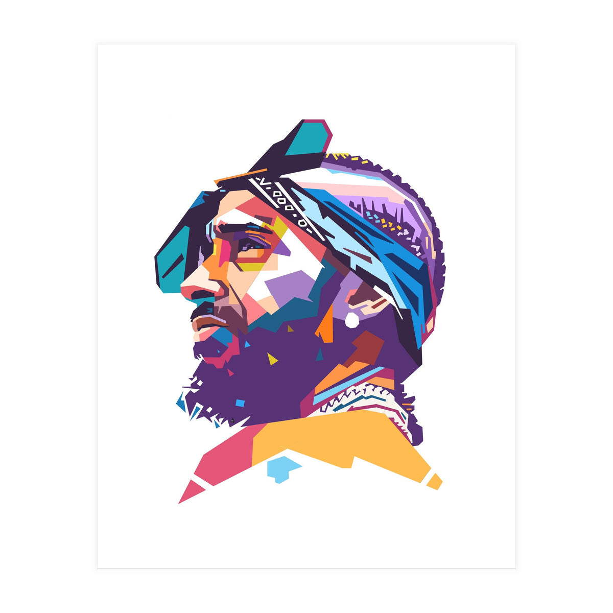 Nipsey Hussle pop art portrait (Print Only)