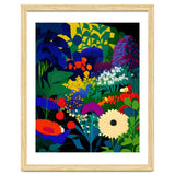 A Beautifully Dark Mind, Botanical Nature Jungle Garden, Eclectic Bohemian Vintage Plants Illustration thumbnail