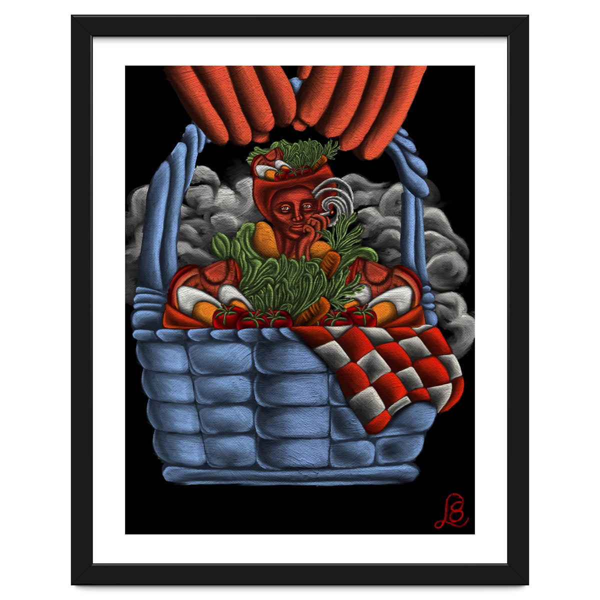 “Matryoshka Salad” (oil paint version)