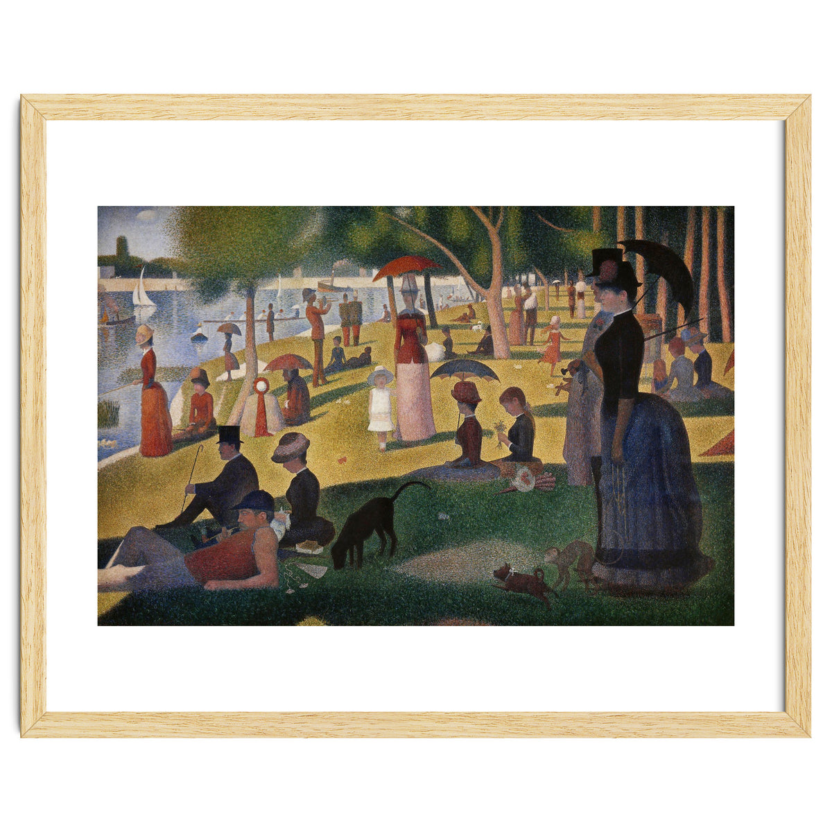 Georges Seurat / 'A Sunday Afternoon on the Island of La Grande Jatte', 1884-1886.