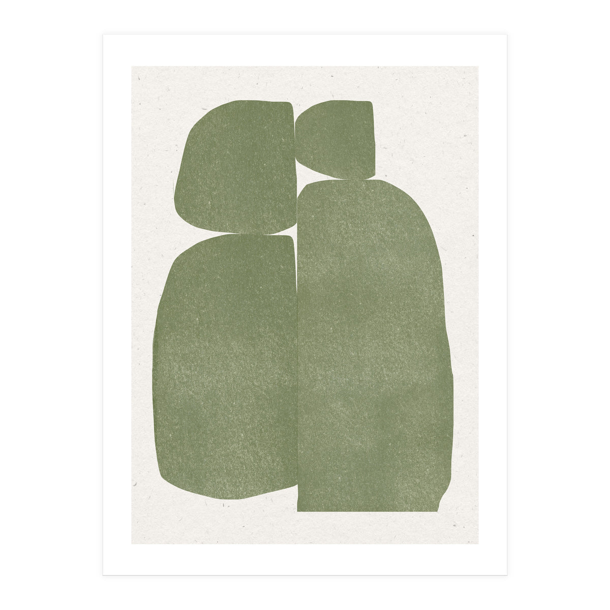 GREEN SHAPES NO.3 (Print Only)