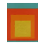 JOSEF ALBERS - HOMAGE TO THE SQUARE GREEN RED YELLOW ORANGE  (Print Only) thumbnail