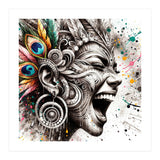 Carnival Scream Portrait (Print Only) thumbnail