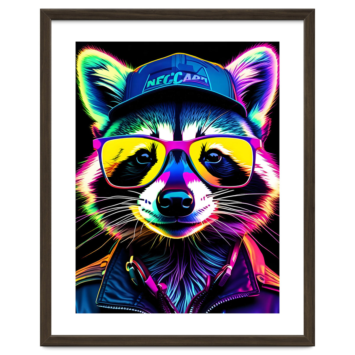 Raccoon In Glasses