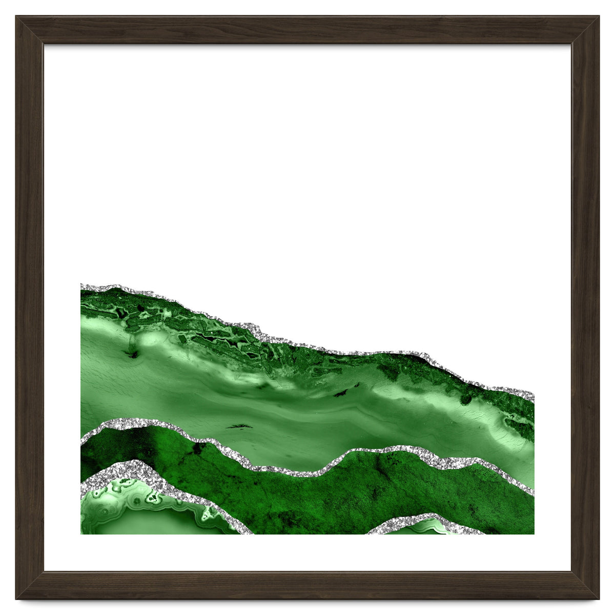 Green & Silver Agate Texture 06