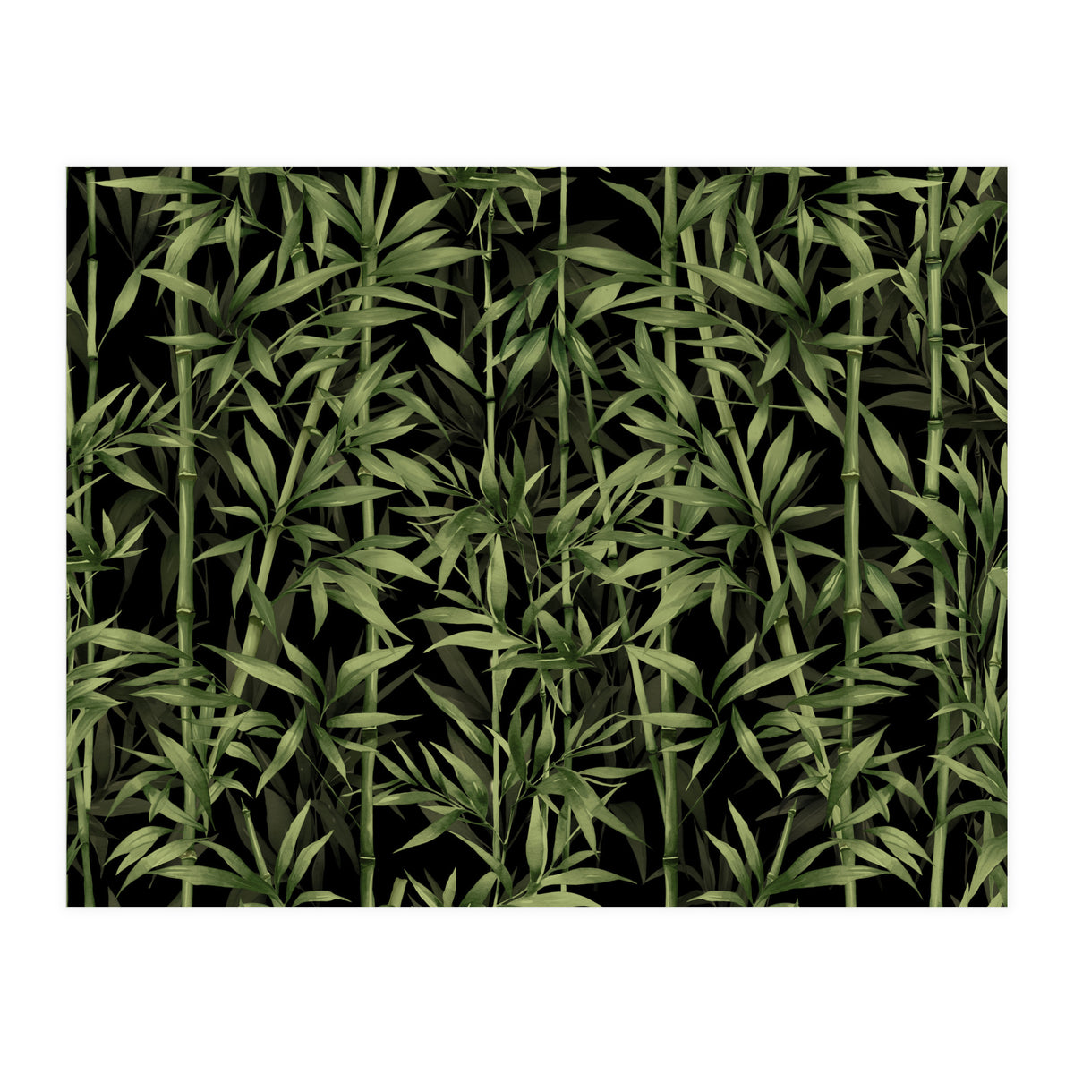 Bamboo Black (Print Only)