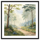 Atmospheric Forest Watercolor Painting thumbnail