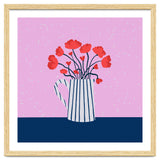 Poppies – pink and blue thumbnail