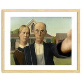 American Gothic - Grant Wood - Selfie thumbnail