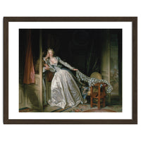 Jean-Honoré Fragonard – The Stolen Kiss | Elegant Rococo Romance & Secret Intimacy