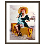 Pinup Sexy Girl Left At The Bus Station thumbnail
