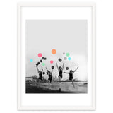 Vintage Women Black & White Photography Balloons Freedom Feminism Women's Rights Individuality thumbnail