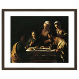 Caravaggio / 'Supper at Emmaus', 1606, Oil on canvas, 141 x 175 cm. JESUS. CRISTO RESUCITADO. thumbnail