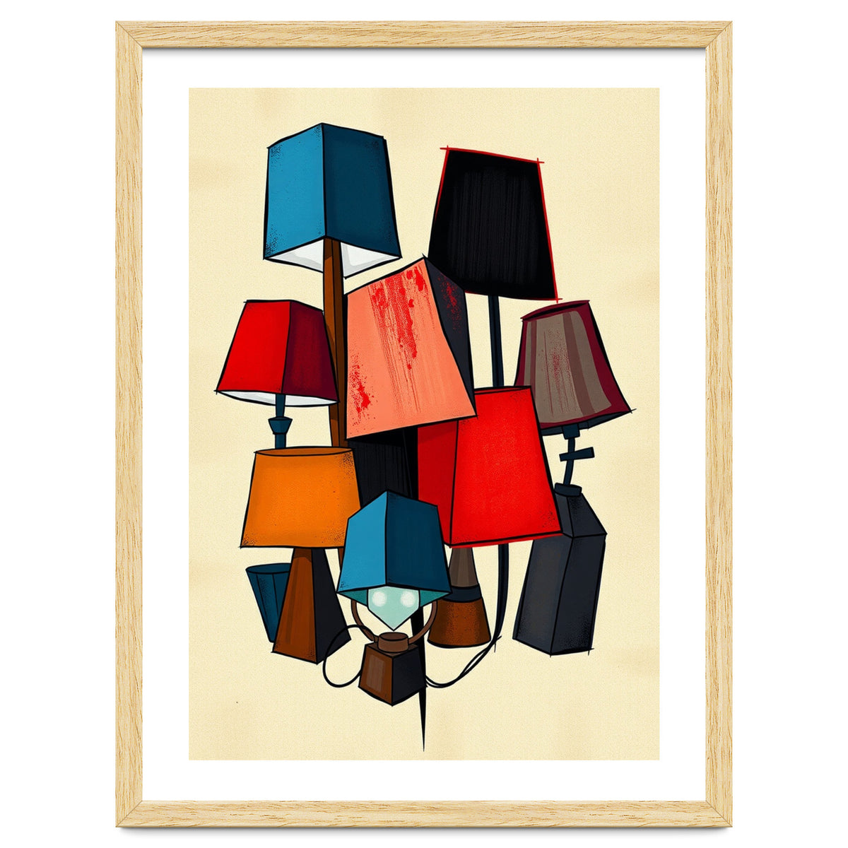 The Lamp Abstract Elegant