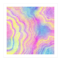 Neon Agate Texture 08 (Print Only)