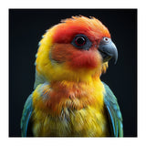 Vibrant Sun Conure Parrot Close Up Portrait (Print Only) thumbnail