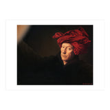 Man In A Turban - Jan Van Eyck - Selfie (Print Only) thumbnail