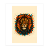 Lion Animal Watercolor (Print Only)