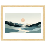 Serene Horizon: Minimalist Organic Landscape thumbnail