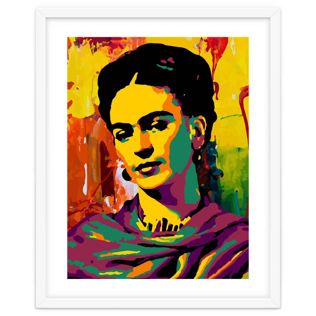 Frida Kahlo Abstract 3