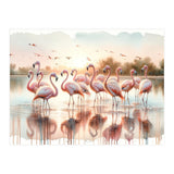 Serene Flamingo Sunrise (Print Only) thumbnail
