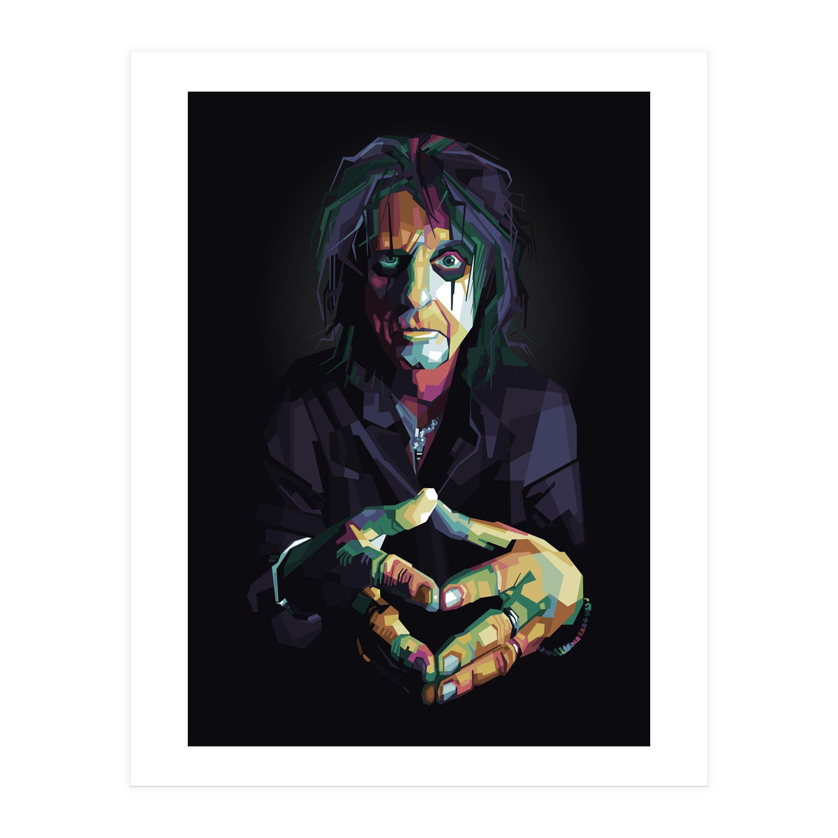 Alice Cooper Pop Art WPAP (Print Only)