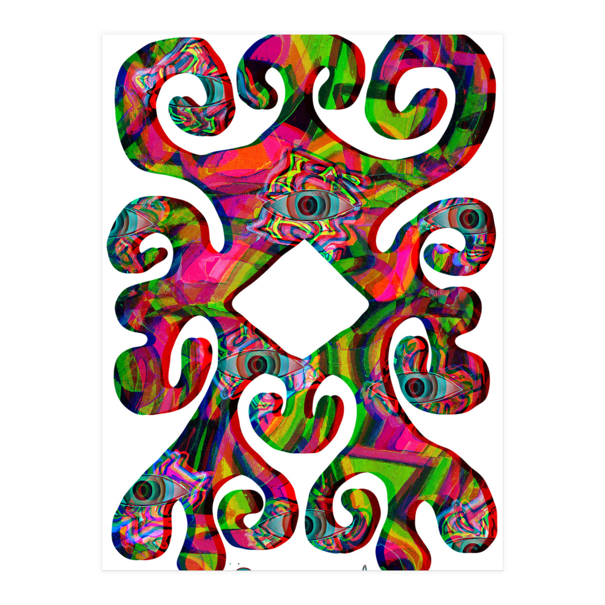 Pop Abstract Asimetrico 41 Copia (Print Only)