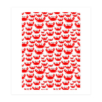 Red Crab Pattern  (Print Only)