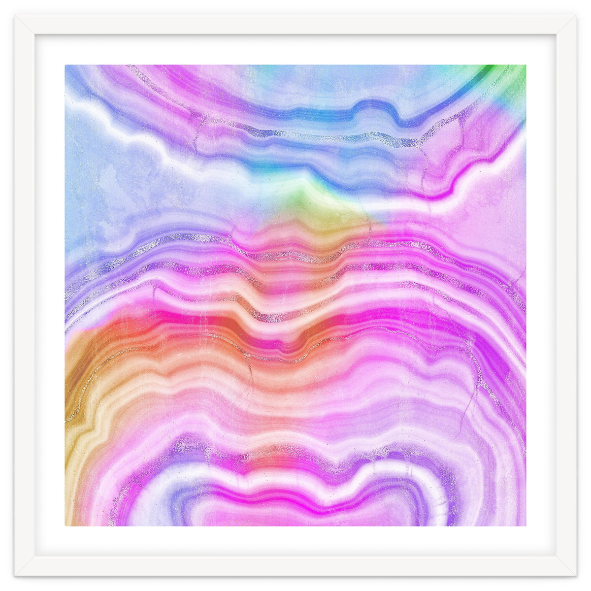Neon Agate Texture 03