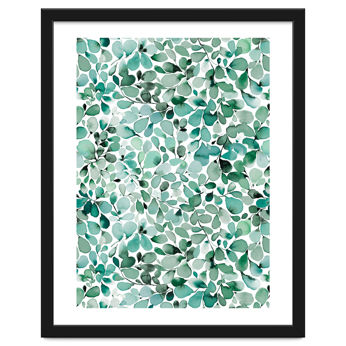 Leaffy Eucalyptus Botanical Leaves Green