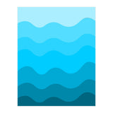 Blue gradient design  (Print Only) thumbnail