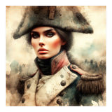Napoleonic Officer Woman Portrait (Print Only) thumbnail