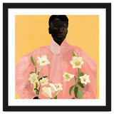 Girl Holding Flowers 2 thumbnail