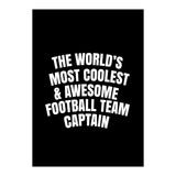 World's most coolest and awesome football team captain (Print Only) thumbnail
