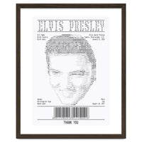 Receipt Art Elvis Presley