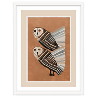 Striped Owl Pair