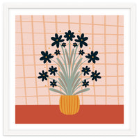 Floral Vase Orange