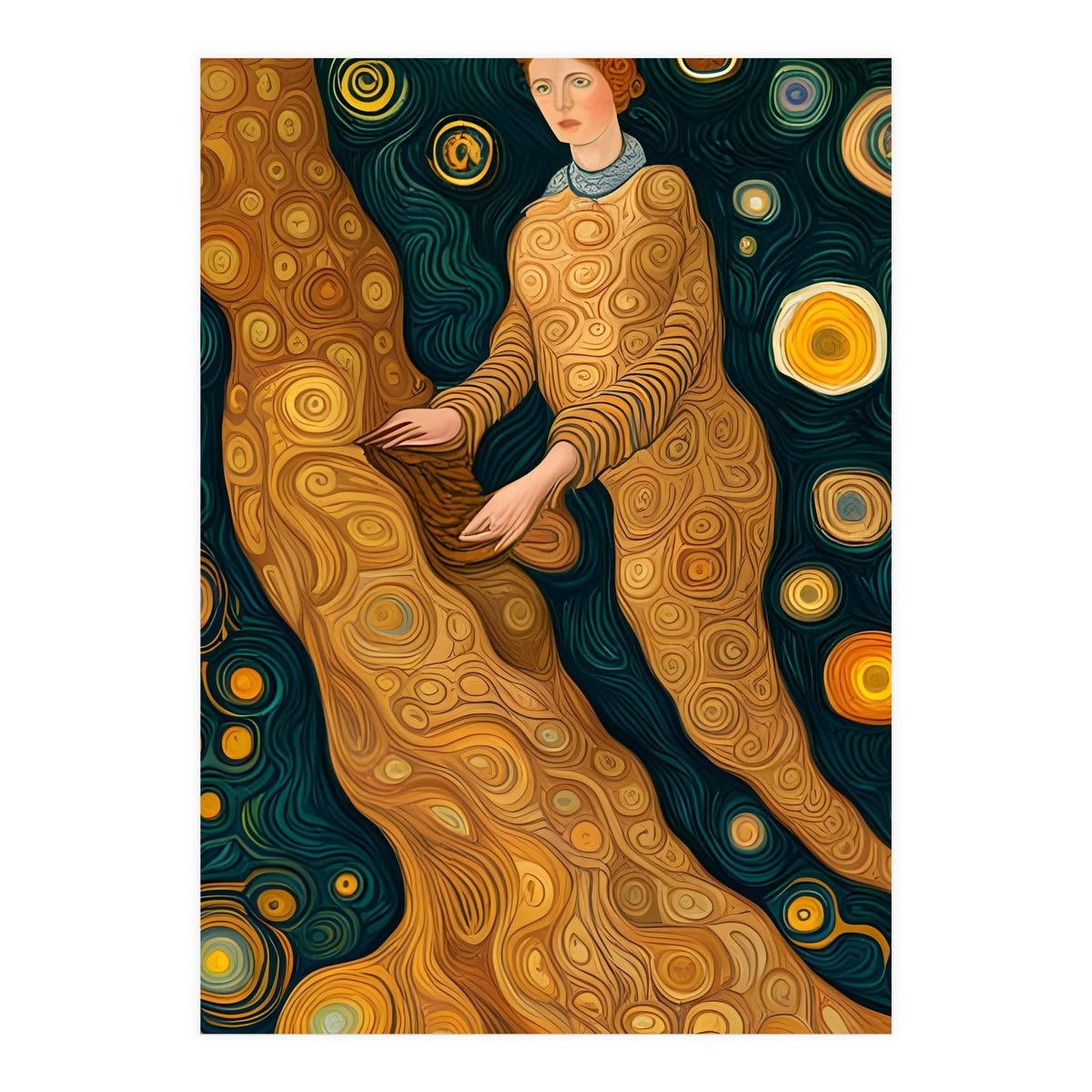 Artificial Masterworks - Klimt van Gogh (Print Only)