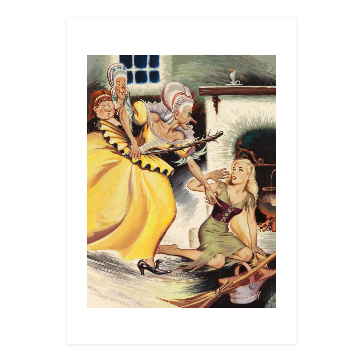 Pinup Cinderella  (Print Only)