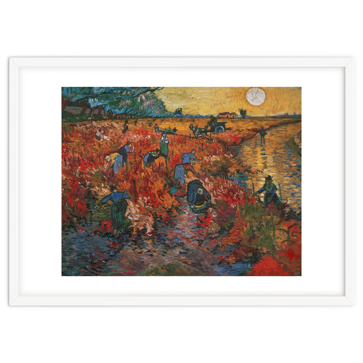 The red Vineyard at Arles,1888. Canvas,73 x 91 cm.