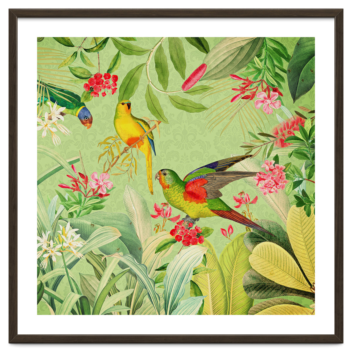 Summer Day Vintage Tropical Jungle
