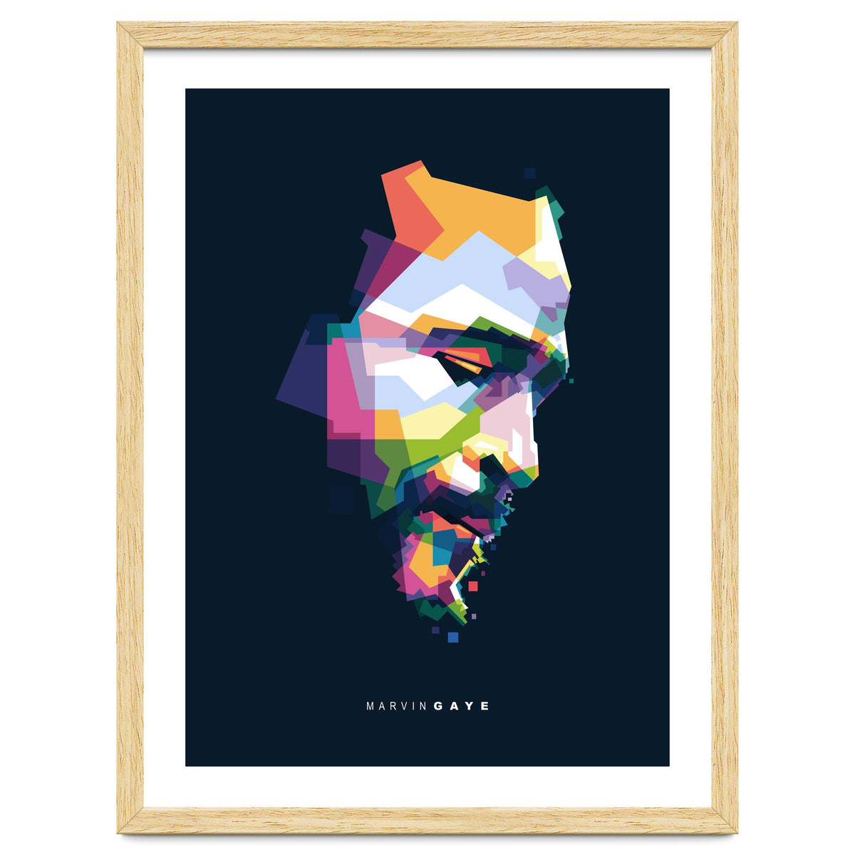 Marvin Gaye Pop Art WPAP