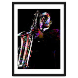 John Coltrane American Jazz Saxophonist Colorful thumbnail