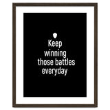 Keep winning those battles everyday thumbnail