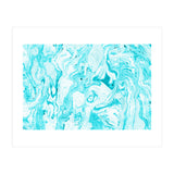 Ocean Blue Marble #society6 #decor #buyart (Print Only) thumbnail