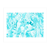 Ocean Blue Marble #society6 #decor #buyart (Print Only)