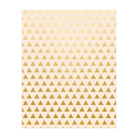 Blush + Gold Triangles #society6 #decor #buyart (Print Only)